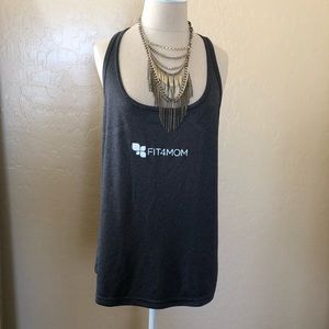 alo yoga gray top